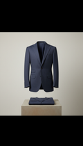 Slate Blue Italian Wool Suit