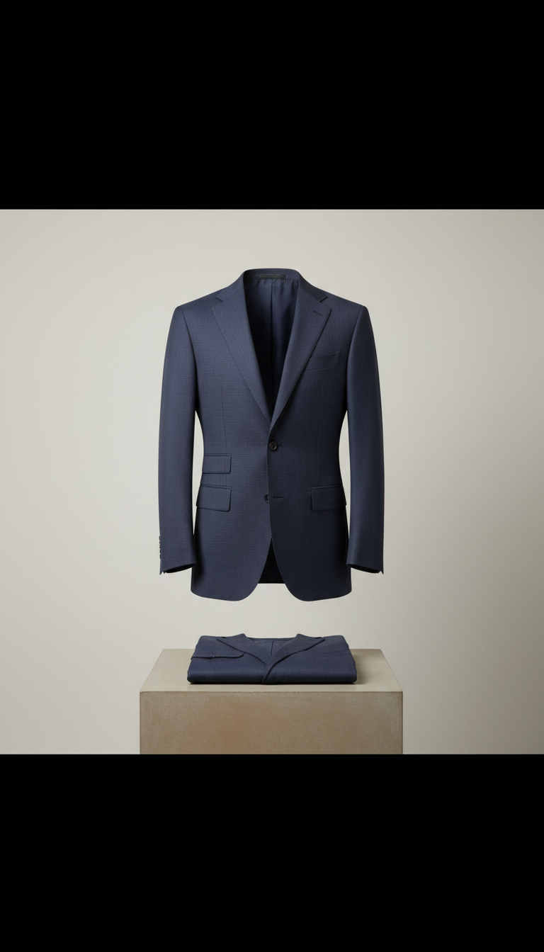 Slate Blue Italian Wool Suit